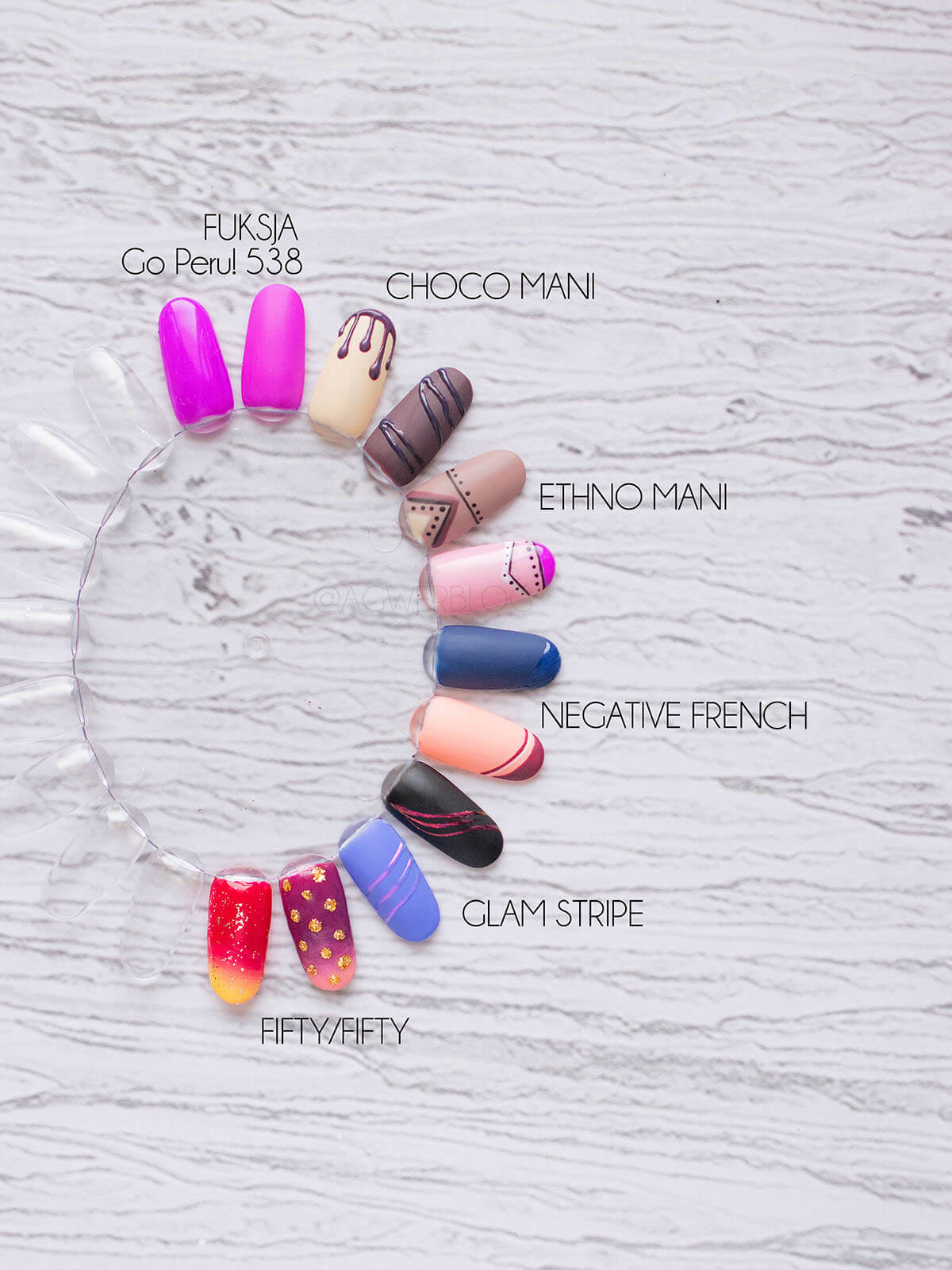 jesienne trendy manicure