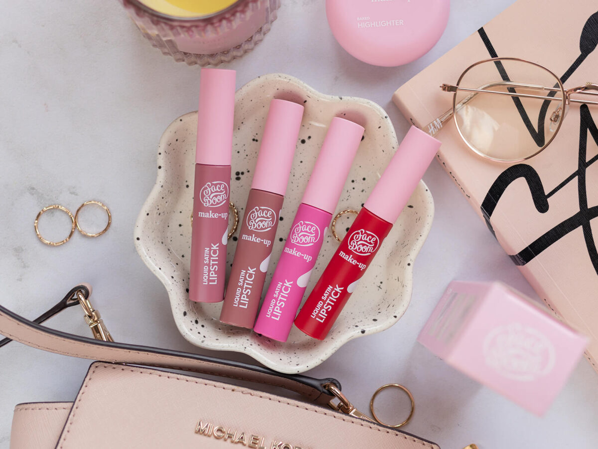 face boom liquid satin lipstick